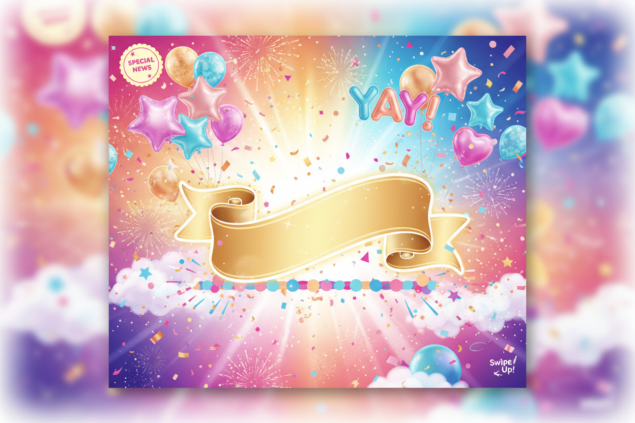 instagram add celebration